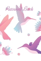 Passwort Buch: Speicher dein Kennwort mit Register -Kolibri Muster B083XTHB3W Book Cover