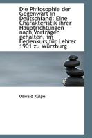 Die Philosophie Der Gegenwart in Deutschland 111020826X Book Cover