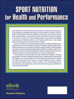 Sport Nutrition for Health and Performance-2nd Edition 073605295X Book Cover