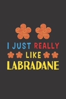 I Just Really Like Labradane: Dog Training Logbook For Peoples Who Loves Their Labradane Dog B083XTG5JJ Book Cover