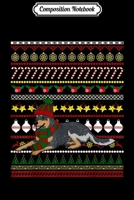 Composition Notebook: Australian Cattle Dog Santa Claus Ugly Sweater Dog Gift  Journal/Notebook Blank Lined Ruled 6x9 100 Pages 167210758X Book Cover