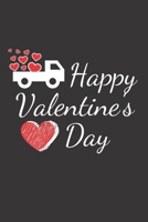 Happy Valentine's Day. heart love: 6"x9"- 120 pages Blank Lined Journal Notebook Funny gag Gift ideas for Romantic girlfriend, Boyfriend, Husband fiance 1652129596 Book Cover
