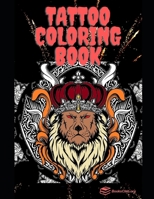 TATTOO COLORING BOOK B09KN7YB4N Book Cover