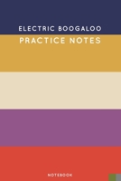 Electric boogaloo Practice Notes: Cute Stripped Autumn Themed Dancing Notebook for Serious Dance Lovers - 6x9 100 Pages Journal 1705872255 Book Cover