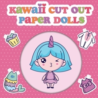 Kawaii Cut Out Paper Dolls: Indoor Activity Book B08MSLX4Z9 Book Cover