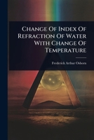 Change Of Index Of Refraction Of Water With Change Of Temperature 1024456269 Book Cover