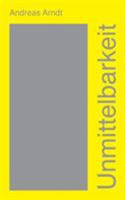 Unmittelbarkeit 3943334031 Book Cover