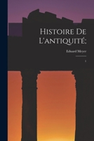 Histoire de l'antiquit�;: 1 1017477809 Book Cover