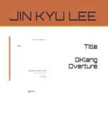 JIN KYU LEE(GKlang Overture) B0G2BR452L Book Cover