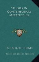 Studies in Contemporary Metaphysics 1163326089 Book Cover