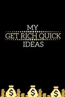 My Get Rich Quick Ideas: Prompt Filled Notebook For Business Oriented Men And Women (Gag Gift) 1661949932 Book Cover