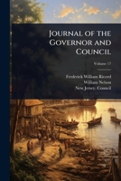 Journal of the Governor and Council 1023703289 Book Cover