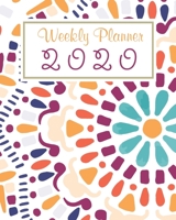 2020 Weekly Planner: 12 Month, Weekly Monthly Appointment Calendar, Agenda Schedule Organizer Journal, Flower Mandala 1676497765 Book Cover