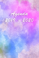 Agenda Scuola 2019 - 2020: Mensile - Settimanale - Giornaliera - Settembre 2019 - Agosto 2020 - Obiettivi - Rubrica - Orario Lezioni - Appunti - ... effetto acquerello (Italian Edition) 1688909516 Book Cover