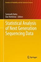 Statistical Analysis of Next Generation Sequencing Data 3319072110 Book Cover