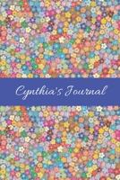 Cynthia's Journal: Cute Personalized Name College-Ruled Notebook for Girls & Women - Blank Lined Gift Journal/Diary for Writing & Note Taking 1706401124 Book Cover