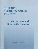 Student Solutions Manual for Linear Algebra and Differential Equations 0201662132 Book Cover