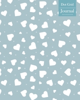 Dot Grid Journal: Notebook Planner with Love Hearts Themed Cover Design 1707959684 Book Cover