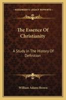The Essence Of Christianity 1162941537 Book Cover