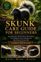 SKUNK CARE GUIDE FOR BEGINNERS: Everything You Need to Know About Skunk Care, Behavior, Diet, Training, and Safe Domestic Ownership. B0H231YT9C Book Cover