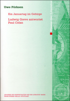 Ein Januartag Im Gebirge: Ludwig Greve Antwortet Paul Celan 3515088334 Book Cover