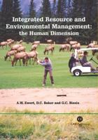 Integrated Resource and Environmental Management: The Human Dimension (Cabi Publishing) 0851998348 Book Cover