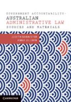 Government Accountability: Australian Administrative Law Sources and Materials 1009101943 Book Cover