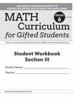Math Curriculum for Gifted Students 164632031X Book Cover
