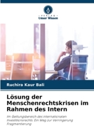 Lösung der Menschenrechtskrisen im Rahmen des Intern: Im Geltungsbereich des internationalen Investitionsrechts: Ein Weg zur VerringerungFragmentierung 6205270021 Book Cover