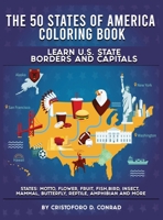 The 50 States of America Coloring Book 1954320035 Book Cover