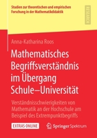 Mathematisches Begriffsverständnis im Übergang Schule–Universität: Verständnisschwierigkeiten von Mathematik an der Hochschule am Beispiel des Extrempunktbegriffs 3658295236 Book Cover