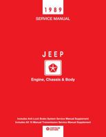 1989 Jeep Shop Manual (4 Volumes) By Detroit Iron 1791412416 Book Cover