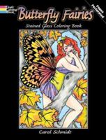 Butterfly Fairies Stained Glass Coloring Book 0486480348 Book Cover