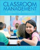 Classroom Management: A Proactive Approach 0135010632 Book Cover