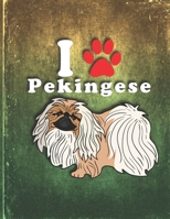 Pekingese: Dog Journal Notebook for Puppy Owner Undated Planner Daily Weekly Monthly Calendar Organizer Journal 1672088283 Book Cover