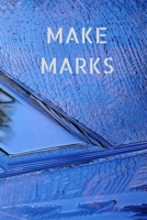 Make Marks: 90 Pages of 6 X 9 Inch Bound Top Half White Blank Bottom Half College Ruled 1692571958 Book Cover