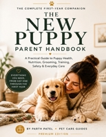 The New Puppy Parent Handbook: The Complete Puppy Care Guide for the First Year: Training, Health, Nutrition, Potty Training, Grooming & Daily Care. B0HHFTHNVJ Book Cover