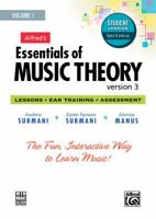 Alfred's Essentials of Music Theory Software, Version 3.0, Vol 1: Student Version, Software 0739068601 Book Cover