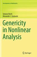 Genericity in Nonlinear Analysis 1461495326 Book Cover