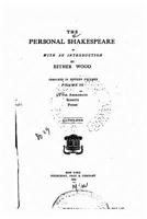 The Personal Shakespeare - Vol. III 1530987121 Book Cover