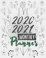 2020-2021 Monthly Planner: Blue Sky 8x10inch 2 Years Monthly Planner Calendar Schedule Organizer From January 1,2020 to December 31,2021 (24 Months ... With Holidays and Motivational Quotes 1696370434 Book Cover