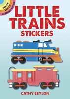 Little Trains Stickers 0486412628 Book Cover