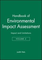 Handbook of Environmental Impact Assessment 0632047712 Book Cover