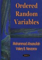 Ordered Random Variables 1590330242 Book Cover