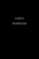 Leila's Notebook: Notebook / Journal / Diary - 6 x 9 inches (15,24 x 22,86 cm), 150 pages. 1691186244 Book Cover