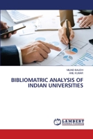 Bibliomatric Analysis of Indian Universities 6205511460 Book Cover