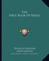 The First Book Of Kings 0548386277 Book Cover