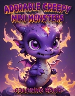 Adorable Creepy Mini Monsters Coloring Book for Adults and Teens: Adorable Monsters and Fantasy Creatures for Adults and Teens to Relaxation and Stress Relief B0CP7TQH5T Book Cover