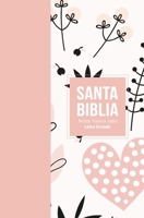 Biblia RVR 1960 Letra Grande Tamaño Manual Símil Piel Rosa Claro (Bible RVR 1960 Large Print Handsize LeatherLike Light Pink (Spanish Edition) 8418853271 Book Cover
