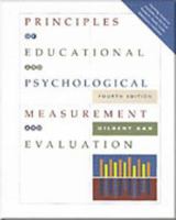 Principles of Educational and Psychological Measurement and Evaluation 0534257496 Book Cover
